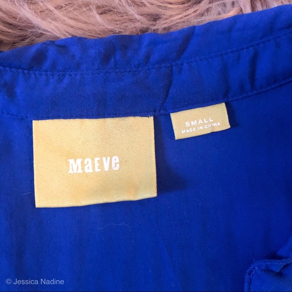 ANTHROPOLOGIE / Maeve Islet Button Down Shirt - Picture 6 of 8